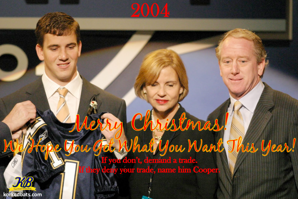 Manning Christmas Card - 2004