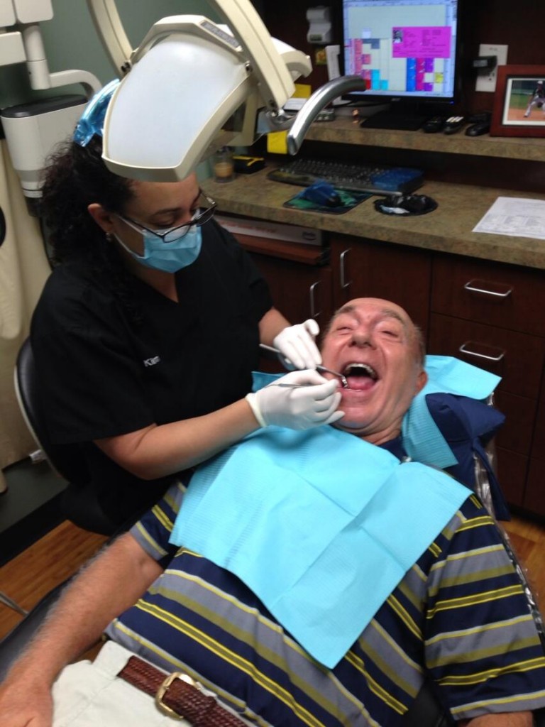Dickie V at Dentist
