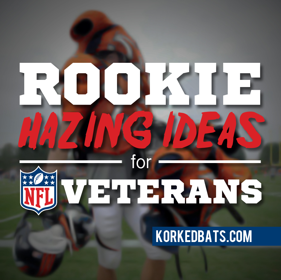 Rookie Hazing Ideas For NFL Veterans