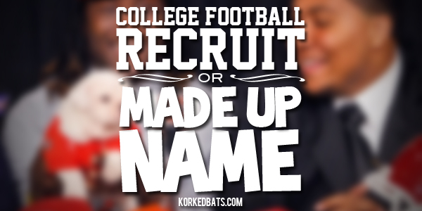 CFB Recruit of Made Up Name - Banner