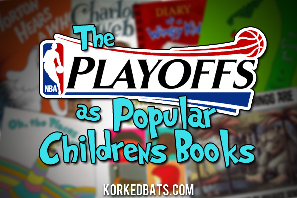 NBA Playoffs As Children's Books Logo
