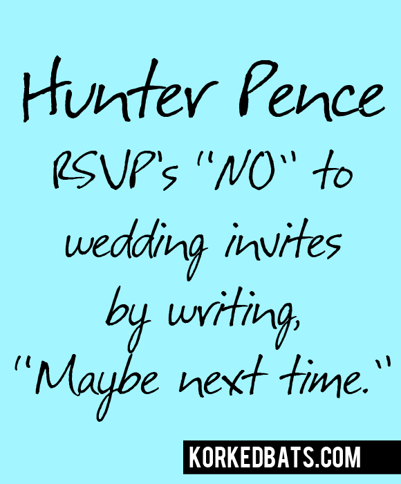 Hunter Pence Sign - 18