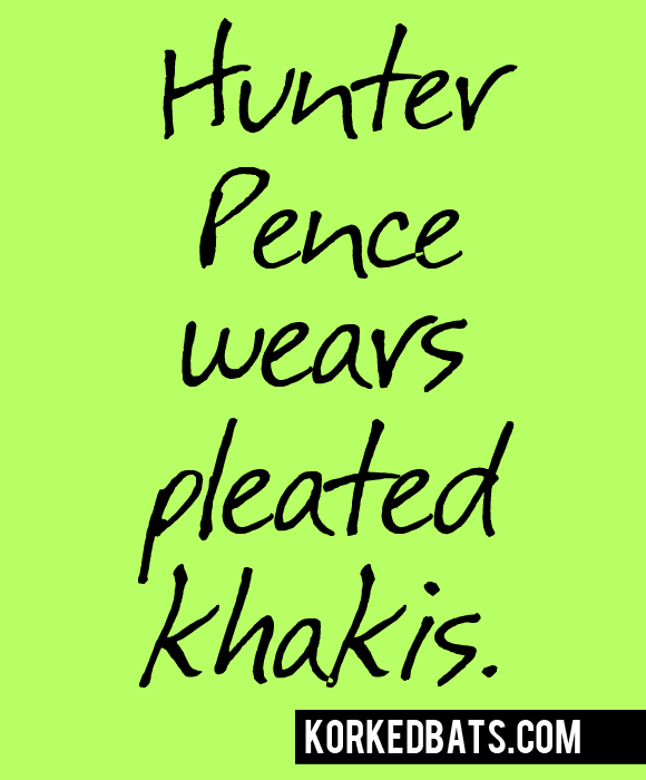 Hunter Pence Sign - 2