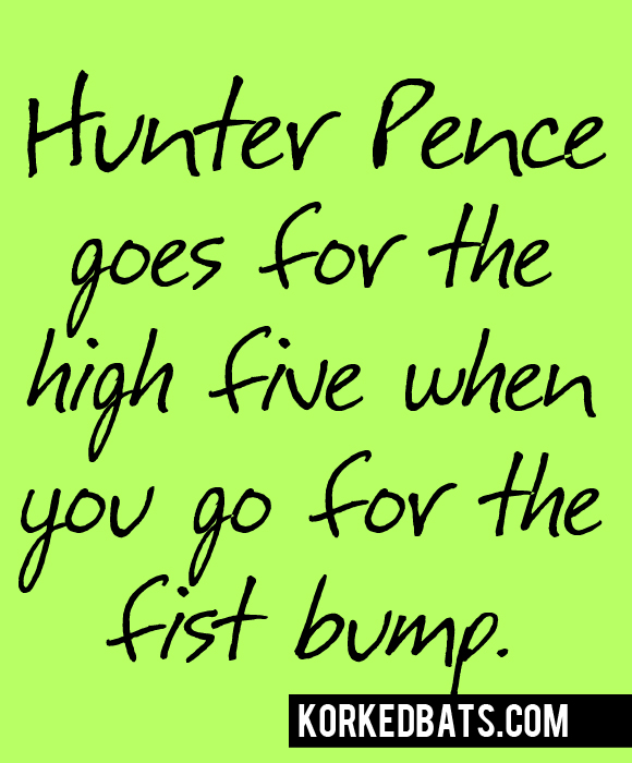 Hunter Pence Sign - 3