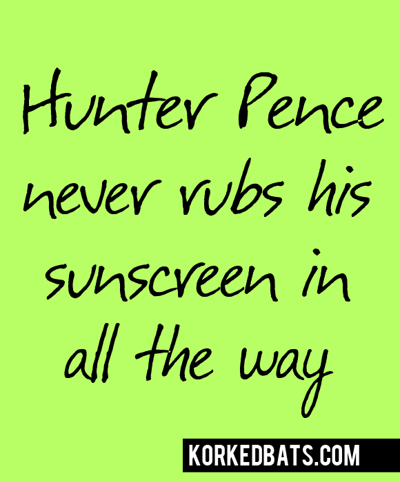 Hunter Pence Sign - 4