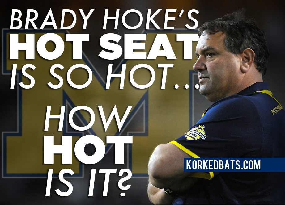 Brady Hoke Hot Seat Logo