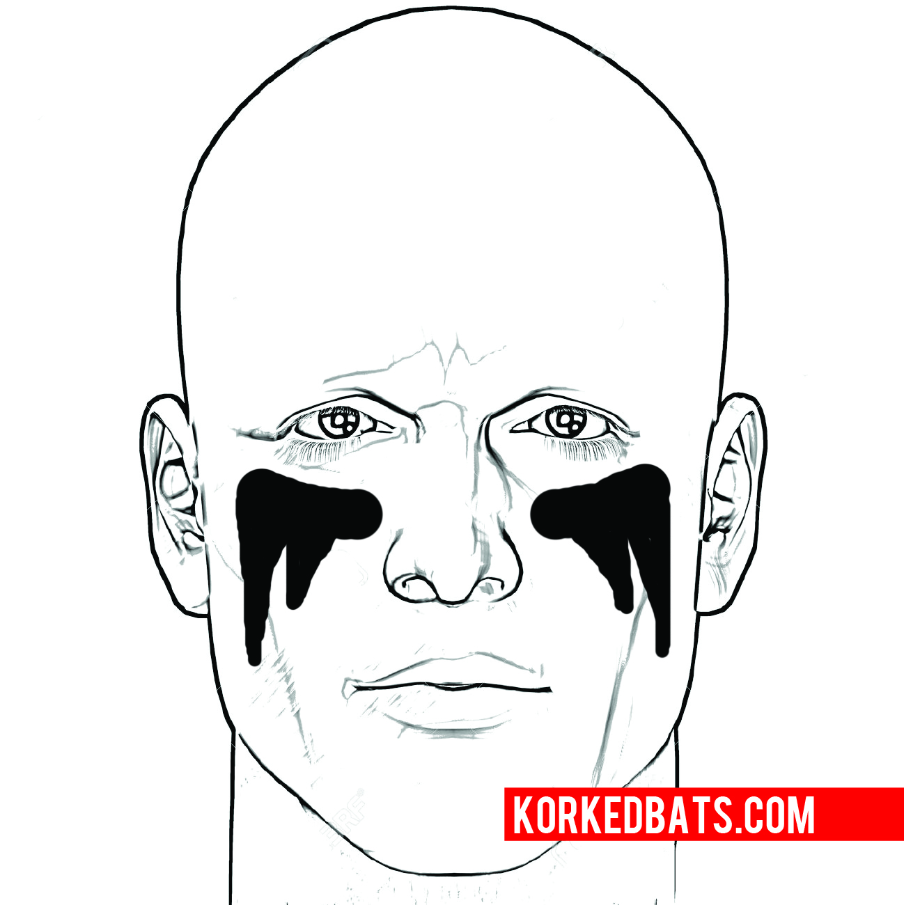 eye black designs war paint