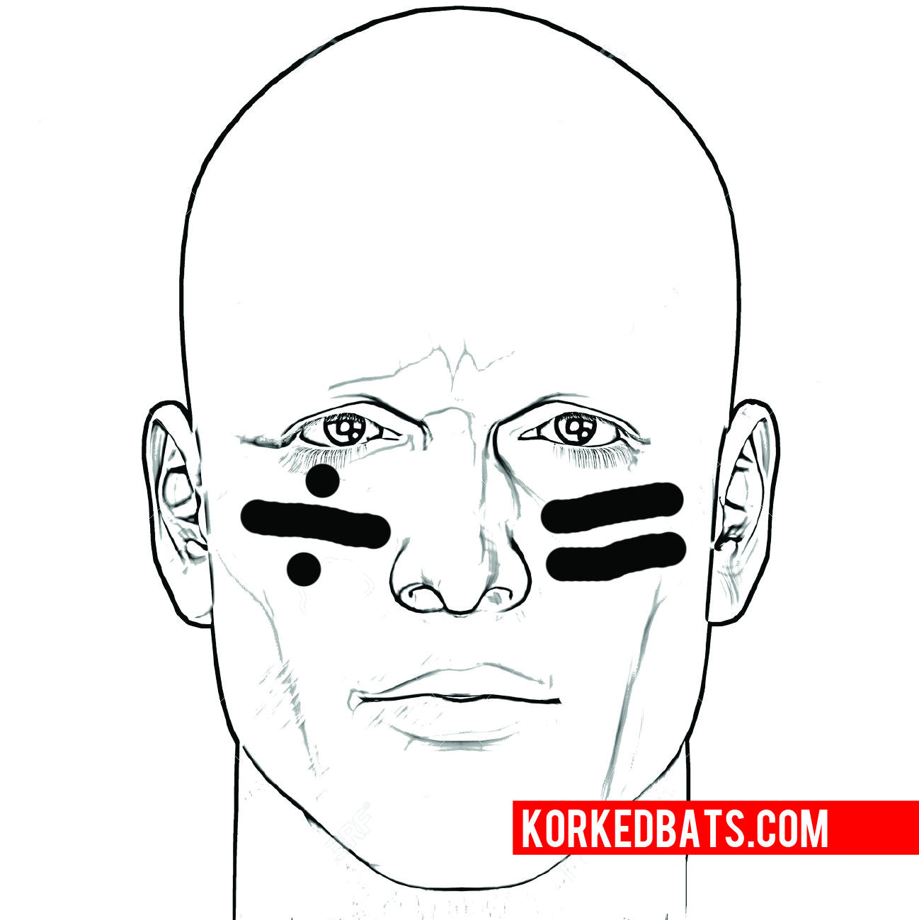 How to Wear Eye Black Eye Black Designs for Sports 