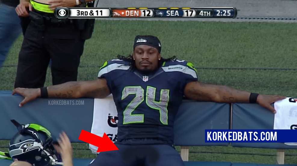 Marshawn Lynch Peed Pants Korked Bats