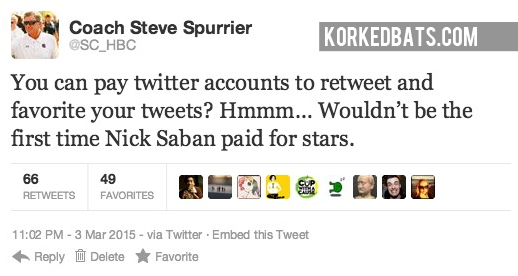 Spurrier Tweet - 14