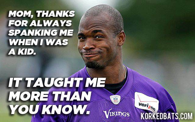 Mothers Day - Adrian Peterson
