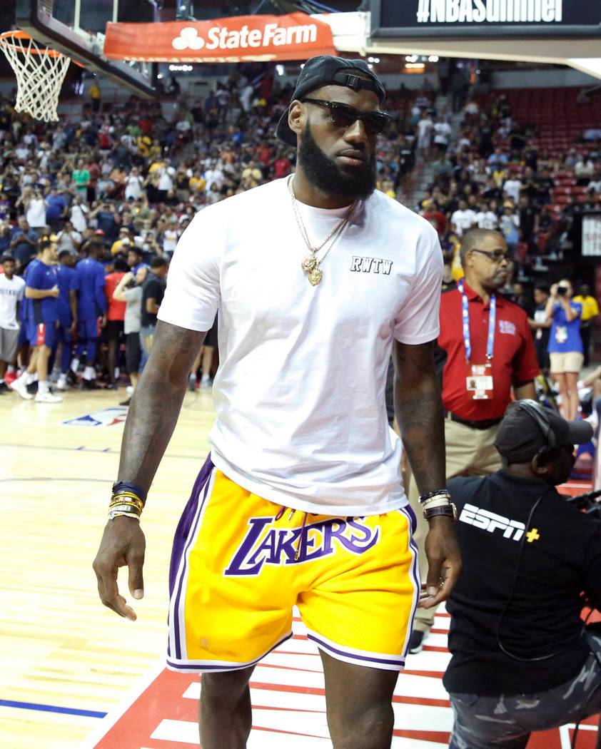 LeBron-James-Lakers-shorts - Korked Bats